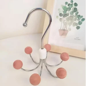 شماعة الطرح والملابس الداخلية الدوارة